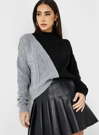 Colorblock Sweater