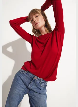 Crew Neck Knitted Sweater