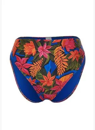 Floral Pattern High Waist Bikini Bottom TBESS21BA0320