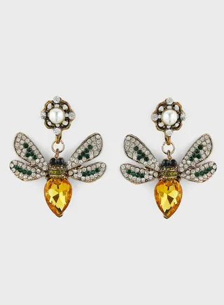 Bee Stone Earrings