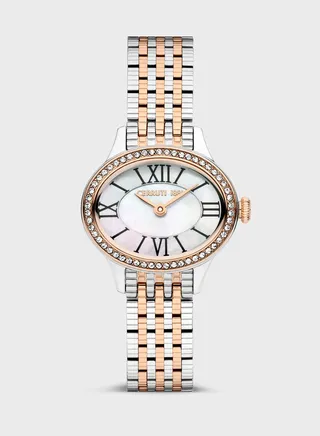 Steel Strap Analog Watch