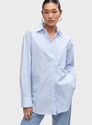 Striped Button Down Shirt