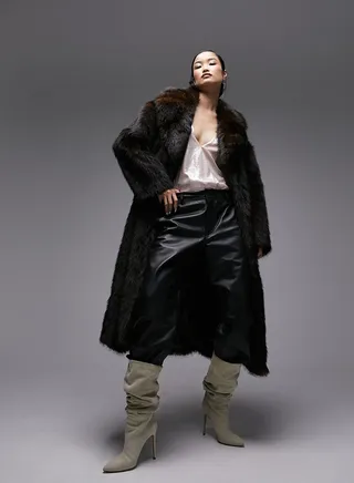 Fur Longline Coat