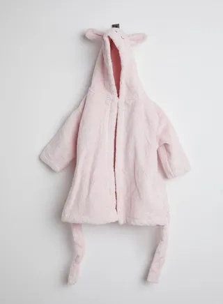 Kids Pure Cotton Bunny Hooded Bathrobe