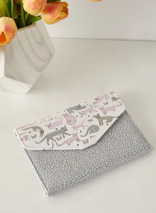 Over The Moon Cat Travel Wallet