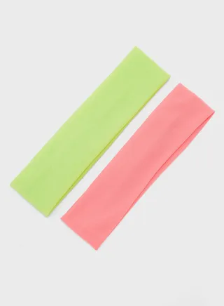 2 Pack Sporty Jersey Stretch Headband