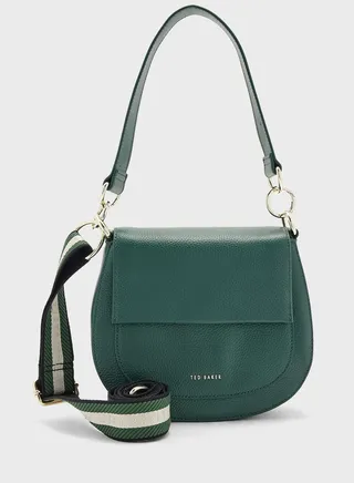 Daliai Branded Webbing Satchel Cross Body Bag