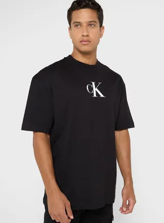 Logo Printed Crew Neck T-Shirt