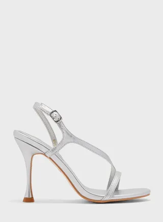 Round Toe Asymetric Sandal