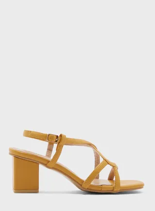 Cross Over Ankle Strap Sandal