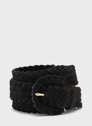 Hanna Braided Leather Jeans Belt