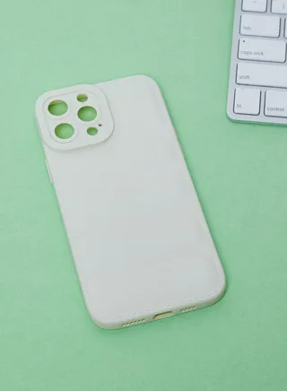 Quilted White Iphone 13 Pro Max Case