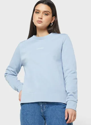 Round Neck Logo Sweatshirts