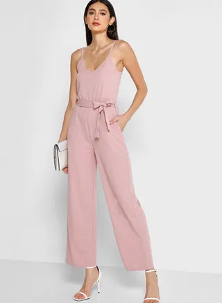 Tie Detail Jumpsuit
