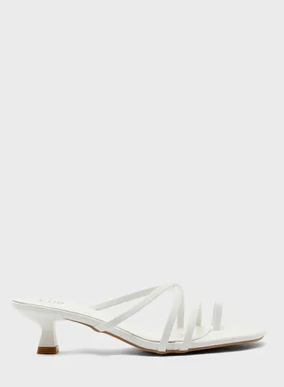 Strappy Toe Post Mule Sandal