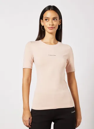 Micro Metallic Logo T-Shirt
