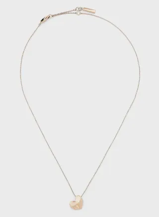 Ionic Plated Carnation Gold Steel Necklace