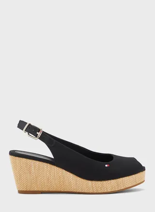 Iconic Elba Sling Back Wedge Pump