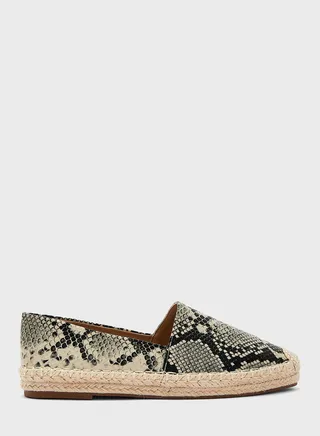 Snake Effect Espadrile