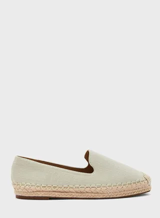 Shiny Flat Espadrille