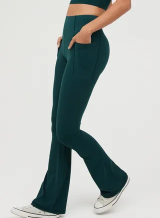 High Waist Flared Pants