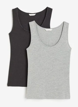 2 Pack Ribbed Tank Top