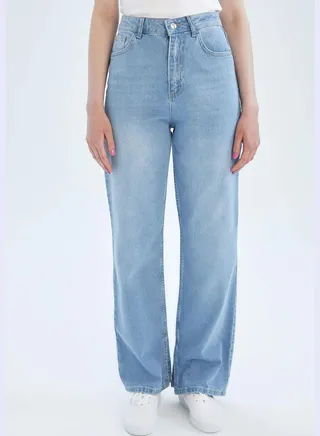 High Waisted Culotte Jeans