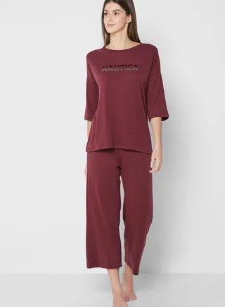 Logo Knitted Pyjama Set