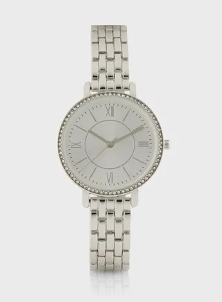 Round Dial Bracelet Strap Analogue Watch