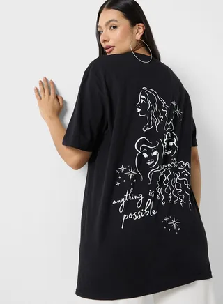 Graphic Crew Neck T-Shirt