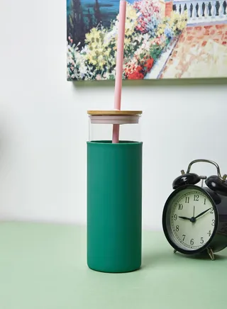 Tumbler With Straw - Blush