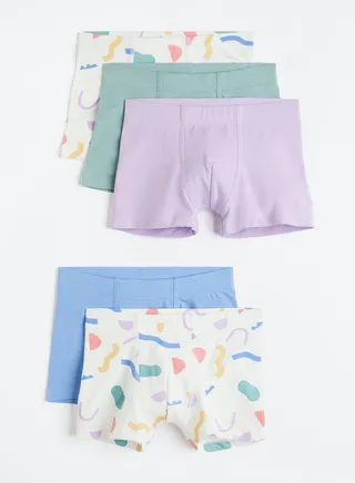 Kids 5 Pack Assorted Boxers