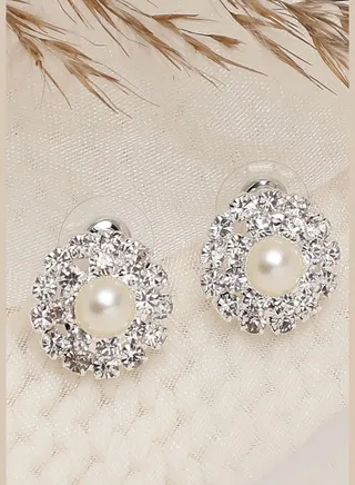 Gold Plated Party Designer Stone Drop Earring For Women