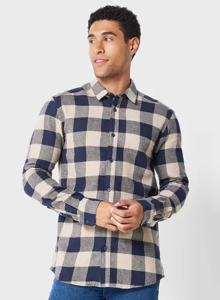 Checked Regular Fit Shirt