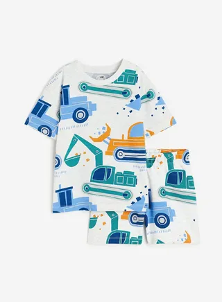 Kids 2 Piece Graphic Printed T-Shirt & Shorts Set