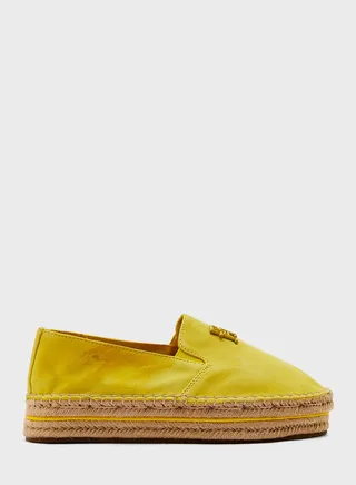Suede Flatform Espadrilles