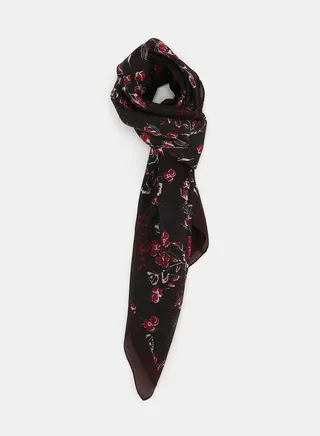 Regular Scarf Black/Red/White