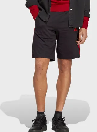 Essentials Single Jersey 3-Stripes Shorts