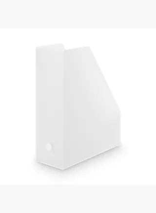 Polypropylene Stand File Box, W10 x D27.6 x H31.8cm, A4, Clear