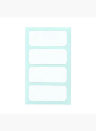 No-Iron Sticker Label , Each Piece W 5 x L 2 cm , 4 x 2 Sheets
