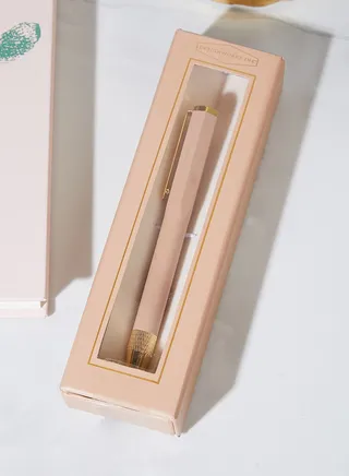 Dusty Blush Boxed Color Block Pen