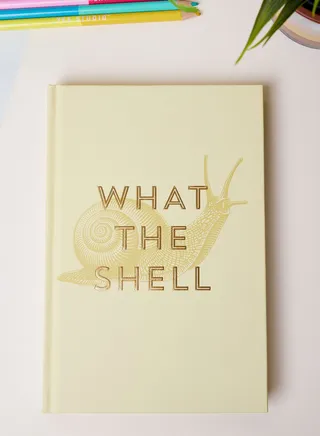 Vintage Sass Journal - What The Shell