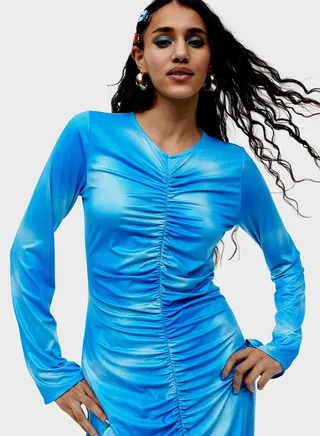 Ruched Detail Dress