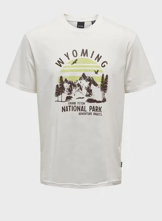 Wyoming Crew Neck T-Shirt