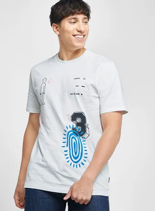 Graphic Crew Neck T-Shirt