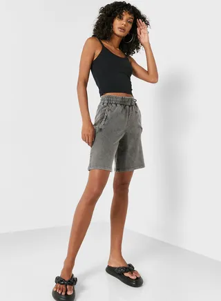 Elasticated Waist Dad Shorts