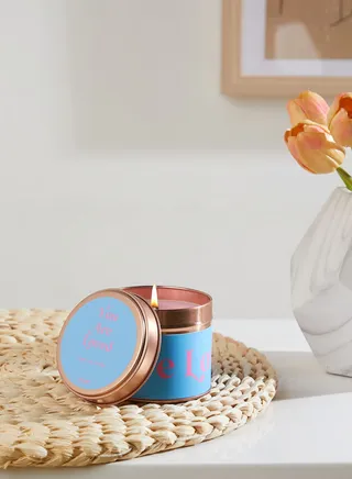 You Are Loved Tin Candle