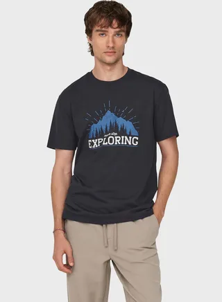 Graphic Crew Neck T-Shirt