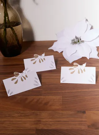 Botanical Mistletoe Placecards 12 Pack