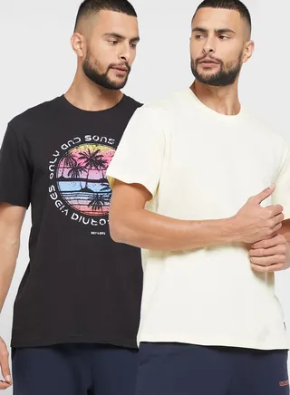 2 Pack Crew Neck T-Shirt